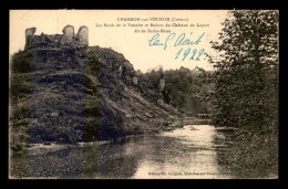 23 - CHAMBON-SUR-VOUEIZE - RUINES DU CHATEAU DE LEYRAT DIT DE BARBE-BLEUE - Chambon Sur Voueize