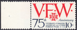 !a! USA Sc# 1525 MNH SINGLE W/ Left Margin (a2) - Veterans Of Foreign Wars - Ongebruikt