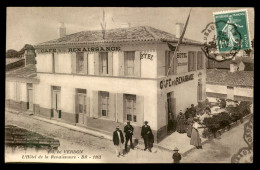 33 - LE VERDON - CAFE-HOTEL DE LA RENAISSANCE - Autres & Non Classés