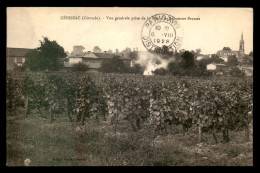 33 - GENISSAC - VUE GENERALE - VIGNES - Autres & Non Classés