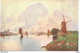M. J. IWILL LE MOULIN DE DORDRECHT HOLLANDE - Paintings