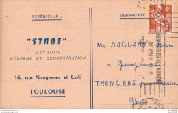 32 TRONCENS MR DAGUZAN JEAN STADE METHODE MODERNE DE DEMONSTRATION TOULOUSE SEANCE A MIELAN 21/11/58 - Autres & Non Classés