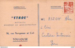 32 CASTERA LECTOUROIS MR RIZON STADE METHODE MODERNE DE DEMONSTRATION TOULOUSE SEANCE A LECTOURE 25/09/57 - Autres & Non Classés