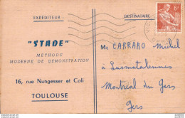 32 MONTREAL DU GERS MR CARRARO MICHEL STADE METHODE MODERNE DE DEMONSTRATION TOULOUSE SEANCE A MONTREAL 28/01/58 - Other & Unclassified