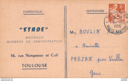 32 PROJAN MR BOULIN ANDRE STADE METHODE MODERNE DE DEMONSTRATION TOULOUSE SEANCE A GARLIN 14/10/58 - Autres & Non Classés