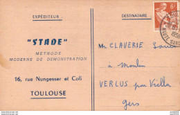 32 VERLUS PAR VIELLA MR CLAVERIE LOUIS STADE METHODE MODERNE DE DEMONSTRATION TOULOUSE SEANCE A GARLIN 14/11/58 - Autres & Non Classés