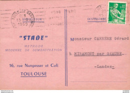 40 MIRAMONT PAR GEAUNE MR CARRERE GERARD STADE METHODE MODERNE DE DEMONSTRATION TOULOUSE SEANCE A GEAUNE 21/03/60 - Sonstige & Ohne Zuordnung