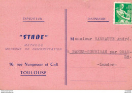 40 BAHUS SOUBIRAN PAR GEAUNE MR SARRAUTE ANDRE STADE METHODE MODERNE DE DEMONSTRATION TOULOUSE SEANCE A GEAUNE 21/03/60 - Other & Unclassified