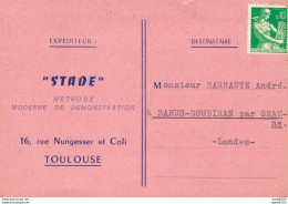 40 BAHUS SOUBIRAN PAR GEAUNE MR SARRAUTE ANDRE STADE METHODE MODERNE DE DEMONSTRATION TOULOUSE SEANCE A GEAUNE 21/03/60 - Sonstige & Ohne Zuordnung