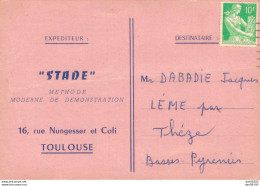 64 LEME PAR THEZE MR DABADIE JACQUES STADE METHODE MODERNE DE DEMONSTRATION TOULOUSE SEANCE A THEZE 14/12/59 - Andere & Zonder Classificatie