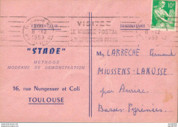 64 MIOSSENS LANUSSE PAR AURIAC MR LARRECHE STADE METHODE MODERNE DE DEMONSTRATION TOULOUSE SEANCE A THEZE 14/12/59 - Autres & Non Classés