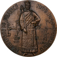 France, Médaille, Henri Ier Et Anne De Kiev, 1977, Monnaie De Paris, Bronze - Other & Unclassified