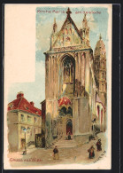 Künstler-AK Richard Hegedüs-Geiger: Wien, Kirche Maria Am Gestande  - Sonstige & Ohne Zuordnung