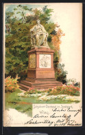 Künstler-Lithographie Wien, Das Franz Schubert-Denkmal Im Stadtpark  - Autres & Non Classés