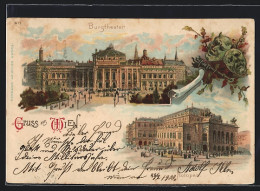Lithographie Wien, Burgtheater Und Hofoper  - Other & Unclassified