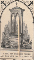Munsterbilsen, Munsterbilzen, Hasselt, 1899, Maria Daniels, Hamers, Prentje Lichtjes Bijgesneden - Devotion Images