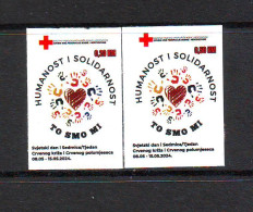 Bosnia:BiH 2024 Charity Stamp Red Cross (2) MNH - Bosnien-Herzegowina