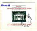 1991 ARCHITECTURE - Berlin S/S - Imperf.(USED/gestemp.(O))BULGARIA/ Bulgarien - Oblitérés