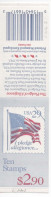 ESTADOS UNIDOS USA CARNET BOOKLET BANDERA FLAG X 10 STAMPS - Postzegels