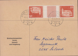 Schweiz Brief Zusammendruck Zum:CH S70, Mi:CH KZ30G, Briefmarkensammler-Verein Selzach Und Umgebung - Se-Tenant