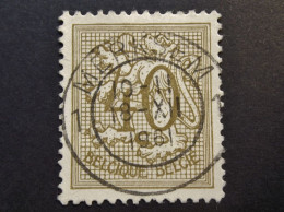 Belgie Belgique - 1951 - OPB/COB N° 853 - (  1 Value ) -  Cijfer Op Heraldieke Leeuw  Obl. Merksem 1961 - Oblitérés