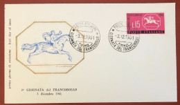 ITALY - FDC - 1961 - 3rd Stamp Day - FDC