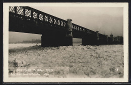 AK Wien, Eisstoss Im Februar 1929 Bei Der Reichsbrücke  - Andere & Zonder Classificatie