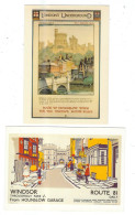 LONDON TRANSPORT MUSEUM PULISHED WINSOR  CARDS NOS 177, AND 498 - Autres & Non Classés