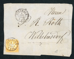 Württemberg Einzelfrankatur / Briefstück Michel Nr. 17x Biberach 1862 - Autres & Non Classés