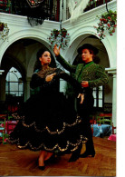 Carte Brodée Danse  Espagne 4 RV - Ricamate