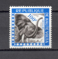 HAUTE VOLTA  SERVICE  N° 9    NEUF SANS CHARNIERE  COTE 3.90€    ELEPHANT ANIMAUX FAUNE - Haute-Volta (1958-1984)
