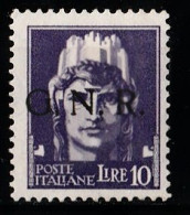 1944 Italia Rep. Sociale G.N.R.10L.Verona Linguellato* Firma Sassone - Ongebruikt