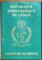 Congo Service Passport Issued In 2013, In Excellent Condition. Passeport Reisepass - Collections