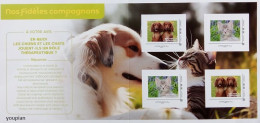 France 2024, Dogs And Cats, MNH S/S - Unused Stamps