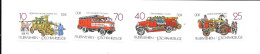 DH07 -TIMBRES DDR - CAMIONS DE POMPIERS - Brandweer