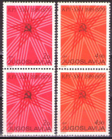 Yugoslavia 1979 - 60 Years Of Yugoslav Communist Party - Mi 1784-1785 - Mat Gum - MNH**VF - Ongebruikt