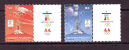 North Macedonia 2010 Olympic Vancouver  Mi.No.535-36 SL MNH - Noord-Macedonië