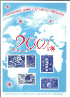 FRANCE Ca.2001:  Encart Philatélique "3ème Millénaire" - Covers & Documents