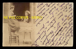 38 - LANCEY ? - FILEUSES - FEMME - CARTE PHOTO ORIGINALE - Other & Unclassified