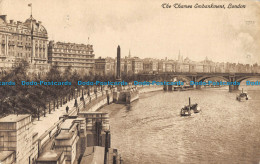 R166826 The Thames Embankment. London. Librairie Francaise. 1924 - Other & Unclassified