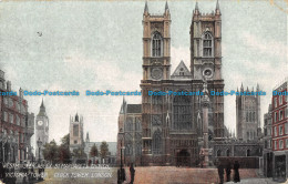 R166829 Westminster Abbey. St. Margarets Church. Victoria Tower. Clock Tower. Lo - Monde
