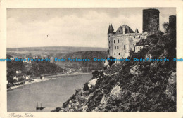 R166430 Burg Katz Bei St. Goarshausen. Rhein No. 4431 A. Karl Rud. Bremer - Monde