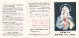 Santino Madonna Delle Lacrime - Images Religieuses