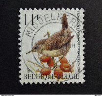 Belgie Belgique - 1992 - OPB/COB N° 2449 (1 ) A. Buzin - Vogels - Oiseaux - Birds - Winterkoninkje - Obl. Middelkerke - 1985-.. Vogels (Buzin)
