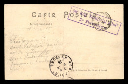 CACHET DU 50EME REGIMENT TERRITORIAL D'INFANTERIE - 2EME BATAILLON - ENVOYE LE 8.3.1915 SUR CARTE DE LAUW - WW I