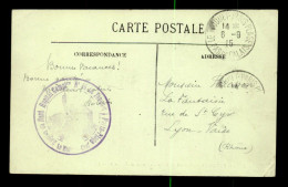 CACHET HOPITAL COMPLEMENTAIRE N° 46 - LE TOUQUET PARIS-PLAGE - REGION DU NORD - 1. Weltkrieg 1914-1918