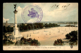 CACHET HOPITAL COMPLEMENTAIRE N°25 - BORDEAUX - 18E CORPS D'ARMEE - WW I