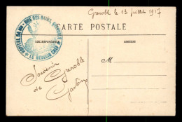 CACHET HOPITAL 54 BIS - RUE DES BAINS - GRENOBLE - 1. Weltkrieg 1914-1918