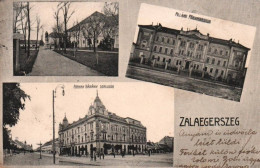 Zalaegerszeg, Arany Barany Szalloda, Allami Fugymnasium, 1911, Tahy R., Travelled - Hongrie