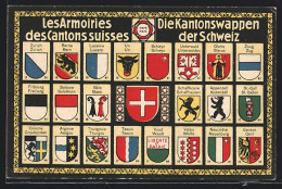 AK Die Kantonswappen Der Schweiz  - Other & Unclassified